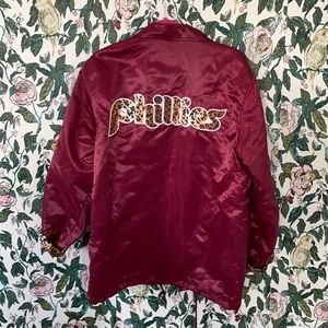 Vintage Phillies Oversized Jacket